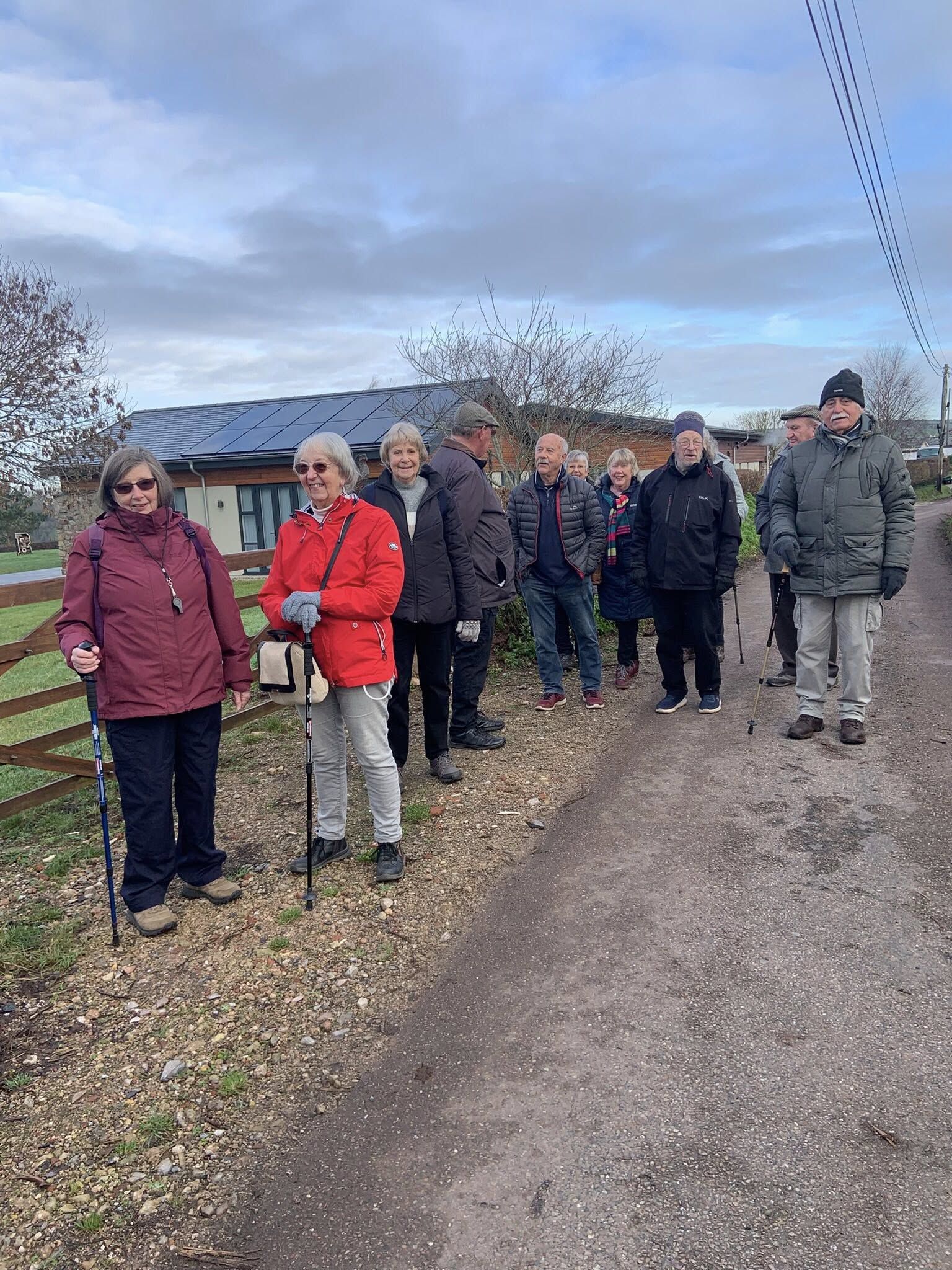 photo of group of walkers